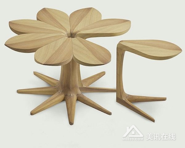 創意花瓣桌設計