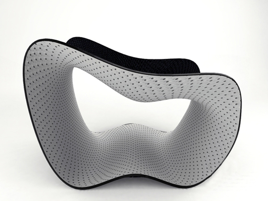 具有美感可折疊定型的Void椅子