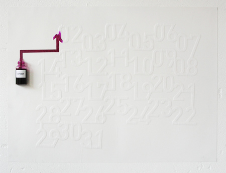 會動的油墨月歷神奇時間顯示器