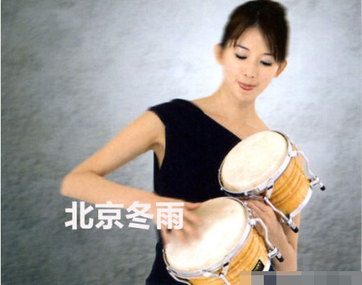 林志玲早年玩樂器寫真曝光