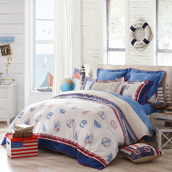 平價(jià)玩轉(zhuǎn)海洋風(fēng)床品四件套力薦