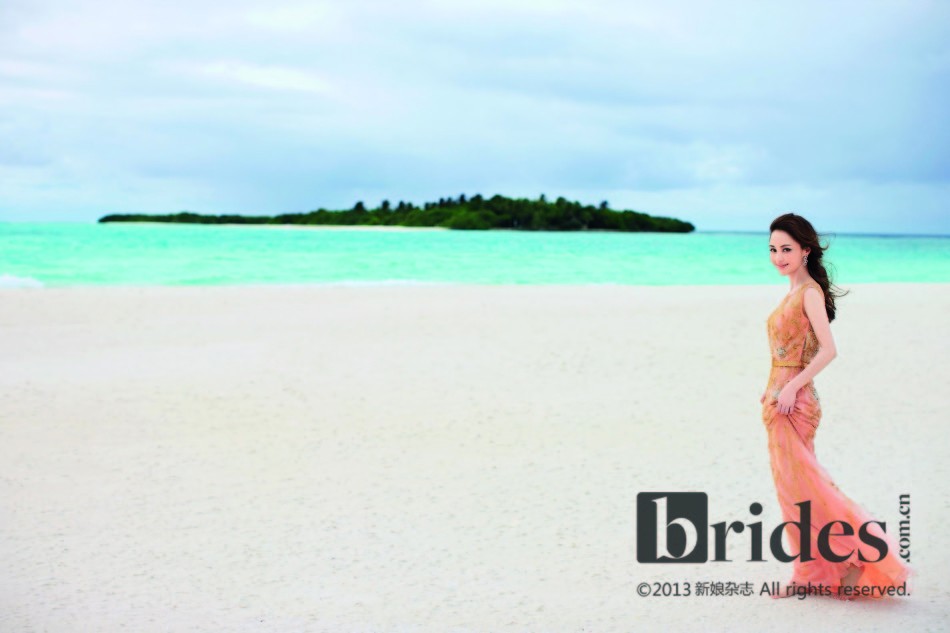 姚笛登《新娘雜志》8月刊封面