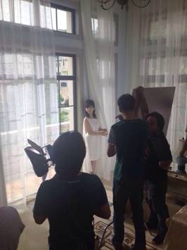 趙雅芝為博洋家紡拍攝品牌大片花絮曝光