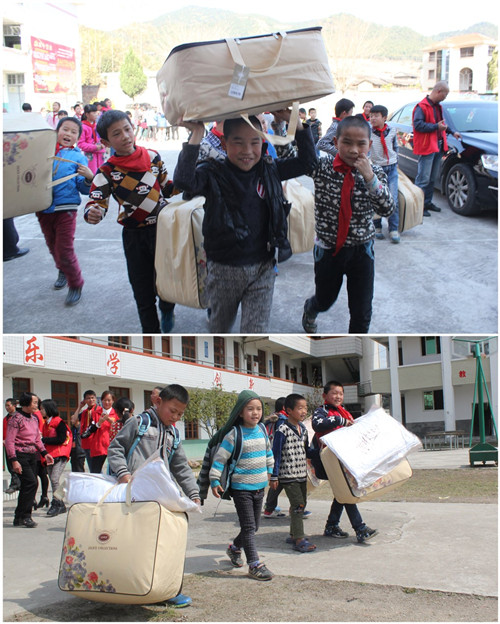 愛在身邊,佳麗斯家紡公益在繼續(xù)